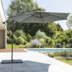 Hesperide - parasol de jardin avec structure, manoa, 300 cm
