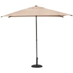 Hesperide ? parasol droit carr� 2, 5x2, 5m ? toile d�perlante ? indice de protection uv �lev� ? syst�me ...