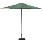 Hesperide - parasol droit inclinable en tissu 'soya' - vert olive - 2, 7 m - livraison gratuite