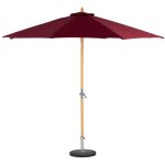 Hesperide - parasol droit tinaei bordeaux 3m en bambou - hesp�ride