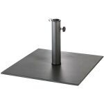 Hesperide - pied de parasol carr� anthracite 20kg en b�ton - hesp�ride