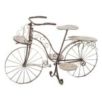 Hesperide - porte - plantes en bois 'vélo' 97cm chêne Hesperide - porte - plantes en bois 'vélo' 97cm chêne