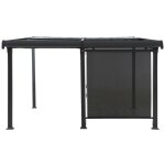 Hesperide - store pour pergola enolie ardoise 4x3, 5m - hespride