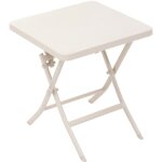 Hesperide - table d'appoint carrée pliante greensboro argile - 40 x 40 cm - hespéride Hesperide - table d'appoint carrée pliante greensboro argile - 40 x 40 cm - hespéride