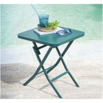 Hesperide - table d appoint de jardin carrée greensboro bleu canard 40x40cm en acier traité époxy - hespéride ... Hesperide - table d appoint de jardin carrée greensboro bleu canard 40x40cm en acier traité époxy - hespéride ...