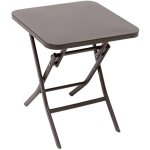 Hesperide - table d appoint de jardin carr�e greensboro tonka 40x40cm en acier trait� �poxy - hesp�ride ...