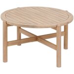 Hesperide - table basse de jardin ronde deona 80x48cm en acacia - hespride