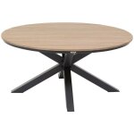 Hesperide - table de jardin oriengo acacia & graphite 4 places en aluminium trait poxy - hespride