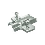Embase cruciforme  visser avec manchon d'expansion pour charnire invisible sensys et intermat - distance ...