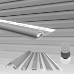 Hexim bardage anthracite gris blanc, rev�tement de fa�ade, pvc - u, protection visuelle, r�sistant aux ...