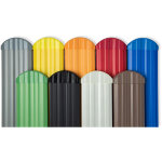 Capuchons de cl�ture ronds pvc cl�ture de jardin planche de balcon plusieurs couleurs pzkr: pzk - 09 ...