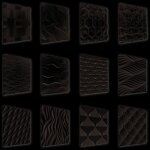 Hexim ? panneau d�coratif mural 3d 60x60cm ? polystyr�ne expans� isolant acoustique et thermique ? installatio ...