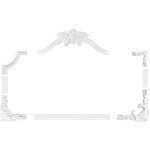 Habillage de mur et de plafond frise stucco rsistant aux chocs ad301: segment ad301 - 13 - 650 x 230 ...