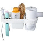 Heytea - porte s�che cheveux, porte lisseur porte seche cheveux avec range - cables, support seche cheveux ...
