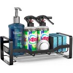 Heytea - rangement cuisine sous evier porte eponge accessoires sous etagere support gain de place range ...