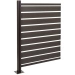 Hhg - jamais utilis] alu clture pour poubelles 947, lment d'extension cache - poubelle, aspect bois ...