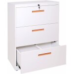 Hhg - jamais utilis] armoire  dossiers suspendus 042, armoire de bureau a4 verrouillable, 103x76x46cm ...