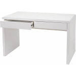 Hhg - jamais utilis] bureau 658, bureau bureau informatique table de travail, blanc brillant, 100x60cm ...