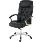 Hhg - fauteuil de bureau pro l42 xxl, charge 150kg, similicuir, noir Hhg - fauteuil de bureau pro l42 xxl, charge 150kg, similicuir, noir
