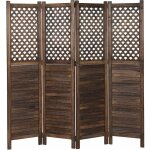 Hhg - jamais utilis] paravent 914, paroi de sparation, protection visuelle, ornaments 170 x 161 cm, ...