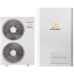 Hisense - hi - aquasmart ahm - 160uxcsapa3 + ahw - 140ucsep pompe  chaleur air - eau split r - 410 avec ...