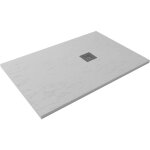Hidronatur - receveur de douche extra - plat clasic pizarra 100x100 ep3 blanc casse