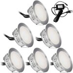 Highsam ? lot de 6 spots encastrables ext�rieurs ip67 12v ? lumi�re blanche 10w ? design �l�gant pour ...