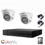 Hikvision full colour 2 mp 1 tb video surveillance camera kit