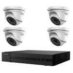 Kit de surveillance vido ip poe 4 camras hikvision 4 mpx 4k