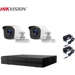 Hikvision video surveillance kit dvr 4 canaux 2 cameras 2 mpx