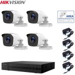 Hikvision video surveillance kit dvr 8 canaux 4 cameras 2 mpx hd 320 gb