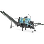 Hillvert - machine � �cran de scie - 3 - in - 1 - performance d'�cart 9, 5 t - pto - 50 - 300 mm - 8 ...