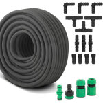 Hillvert - tuyau � goutte - 50 m - avec un robinet, un bec et divers compos�s