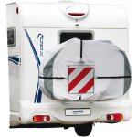 Hindermann - b�che protection porte - v�los pour camping - car zwoo mod�le - pour 4 v�los