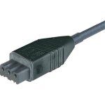Cble de raccordement secteur alimentation femelle - extrmit(s) ouverte(s) hirschmann stak 3k 932 187 ...