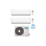 Climatiseur hisense hi comfort wifi r32 dual split inverter 9000 + 12000 btu avec u. e. 2amw52u4rxc classe ...
