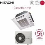 Hitachi - climatiseur cassette 4 - way rversible 12000 btu rai - 35rpe r - 32 wi - fi optionnel avec ...