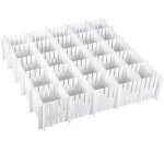 Hklffja - 12 pcs sparateurs de tiroir, organisateur de tiroir rglables, grille diviseur de tiroir en ...