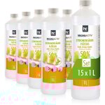 Microactiv acide citrique liquide 15x1l - dtartrant puissant pour machines  caf, bouilloires et douches ...