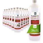 Hfer chemie gmbh - hfer chemie flambiol biothanol 24 x 1 l ultra pur 100% - combustible cologique ...