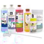 Hfer chemie gmbh - hfer chemie set d'essai de 7 articles de nettoyage et d'aide mnagre 1 piece (en) ...