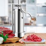 Hofuton 3l poussoir à saucisses manuel en acier inoxydable - pratique machine à saucisses vertical avec ... Hofuton 3l poussoir à saucisses manuel en acier inoxydable - pratique machine à saucisses vertical avec ...