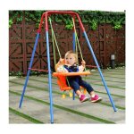 Hofuton balançoire et portique bébé siège balançoire pour bébé en plastique pe + pp 107 x 96 x 131 cm ... Hofuton balançoire et portique bébé siège balançoire pour bébé en plastique pe + pp 107 x 96 x 131 cm ...