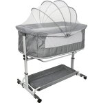 Hofuton lit bébé pliant 2 en 1 ? berceau, lit pliant et parc bébé ? gris Hofuton lit bébé pliant 2 en 1 ? berceau, lit pliant et parc bébé ? gris