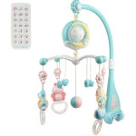Hofuton mobile musical lit bb fille et garcon - mobile pour lit bb avec lumires et musique - tlcommande ...
