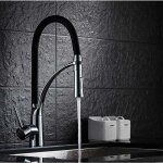 Wyctin ? robinet de cuisine mitigeur noir avec douchette extractible ? buse brise - jet pour nettoyage ...