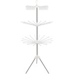 Hofuton schoir  linge pliable 3 niveaux, support de cintres, schoir portable pivotant, tendoir  ...
