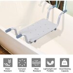 Hofuton siège de baignoire extensible en aluminium et plastique blanc charge maximale 136 kg 73 - 832218cm ... Hofuton siège de baignoire extensible en aluminium et plastique blanc charge maximale 136 kg 73 - 832218cm ...