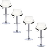 Hofuton tabouret de bar lot de 4 avec siège bien rembourré, en cuir artificiel chaise de bar similicuir, ... Hofuton tabouret de bar lot de 4 avec siège bien rembourré, en cuir artificiel chaise de bar similicuir, ...