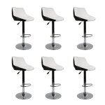 Hofuton tabouret de bar lot de 6 avec siège bien rembourré, 2 design 2 couleurs, tabourets en simili ... Hofuton tabouret de bar lot de 6 avec siège bien rembourré, 2 design 2 couleurs, tabourets en simili ...
